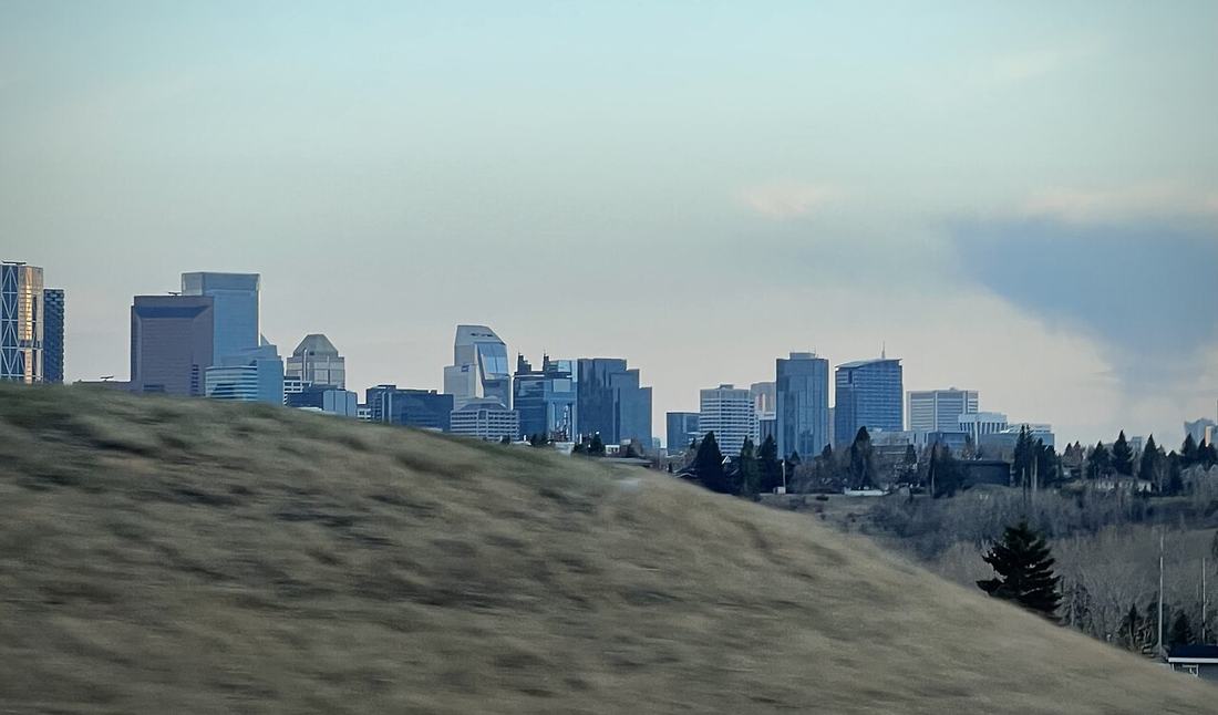 The Calgary skyline