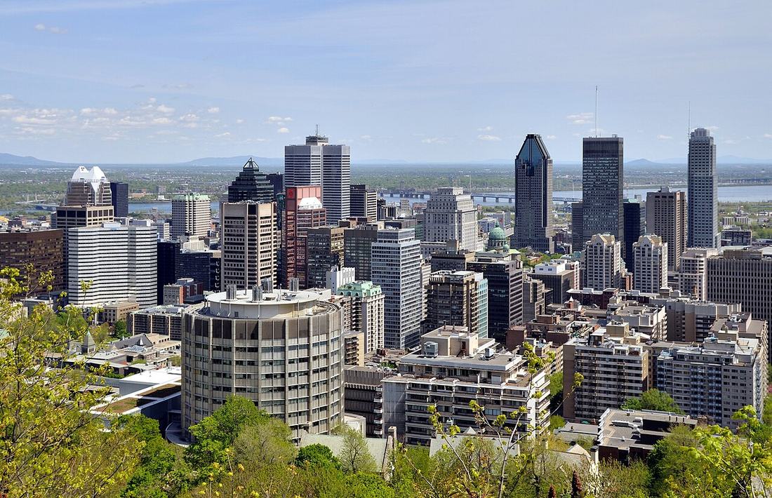 The Montreal skyline